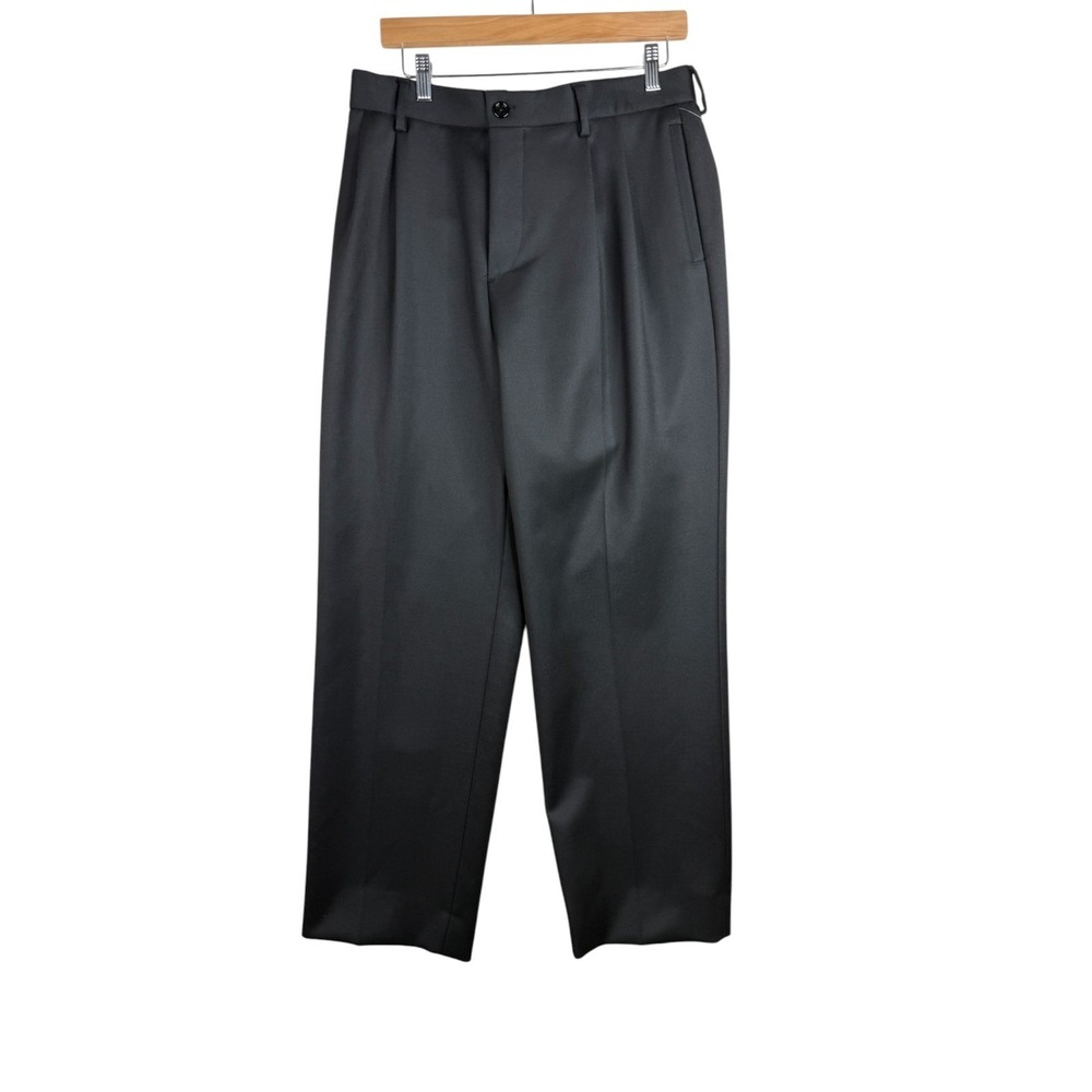 New J. Lindeberg Haij Double Pleat Pants size US M EU48 Black